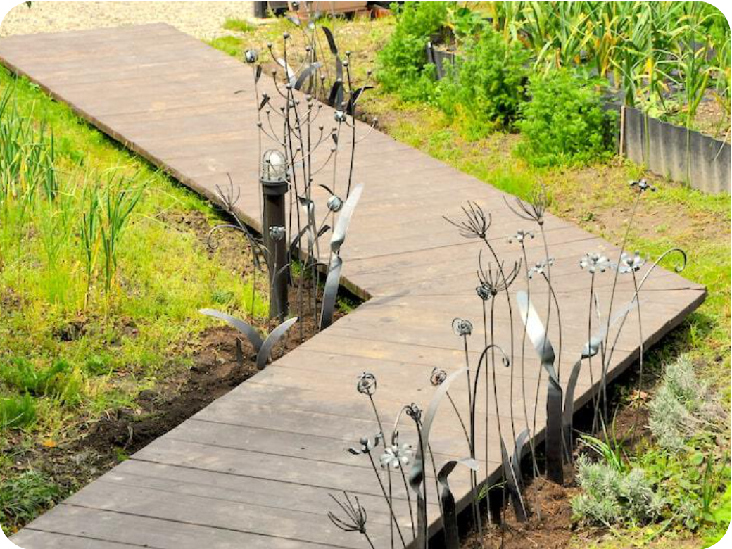 アイアン ガーデン オブジェ（アイアンクラフトじんぱち）