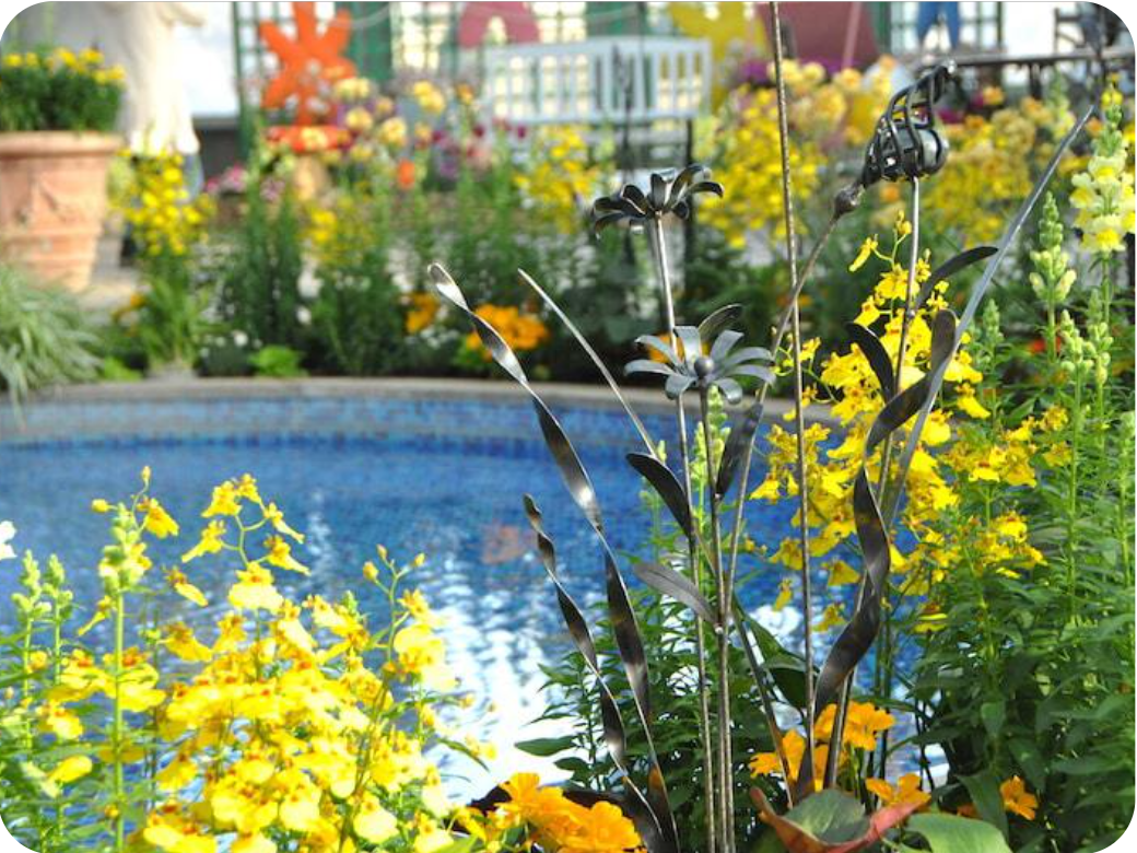 アイアン ガーデン オブジェ（アイアンクラフトじんぱち）