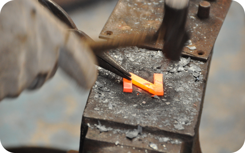 鉄文字表札（アイアンクラフトじんぱち ）